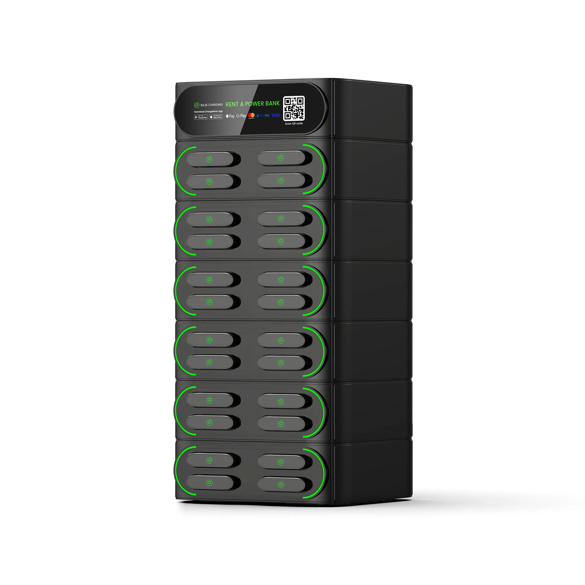 24-Slot Sharing Power Bank Rental Station