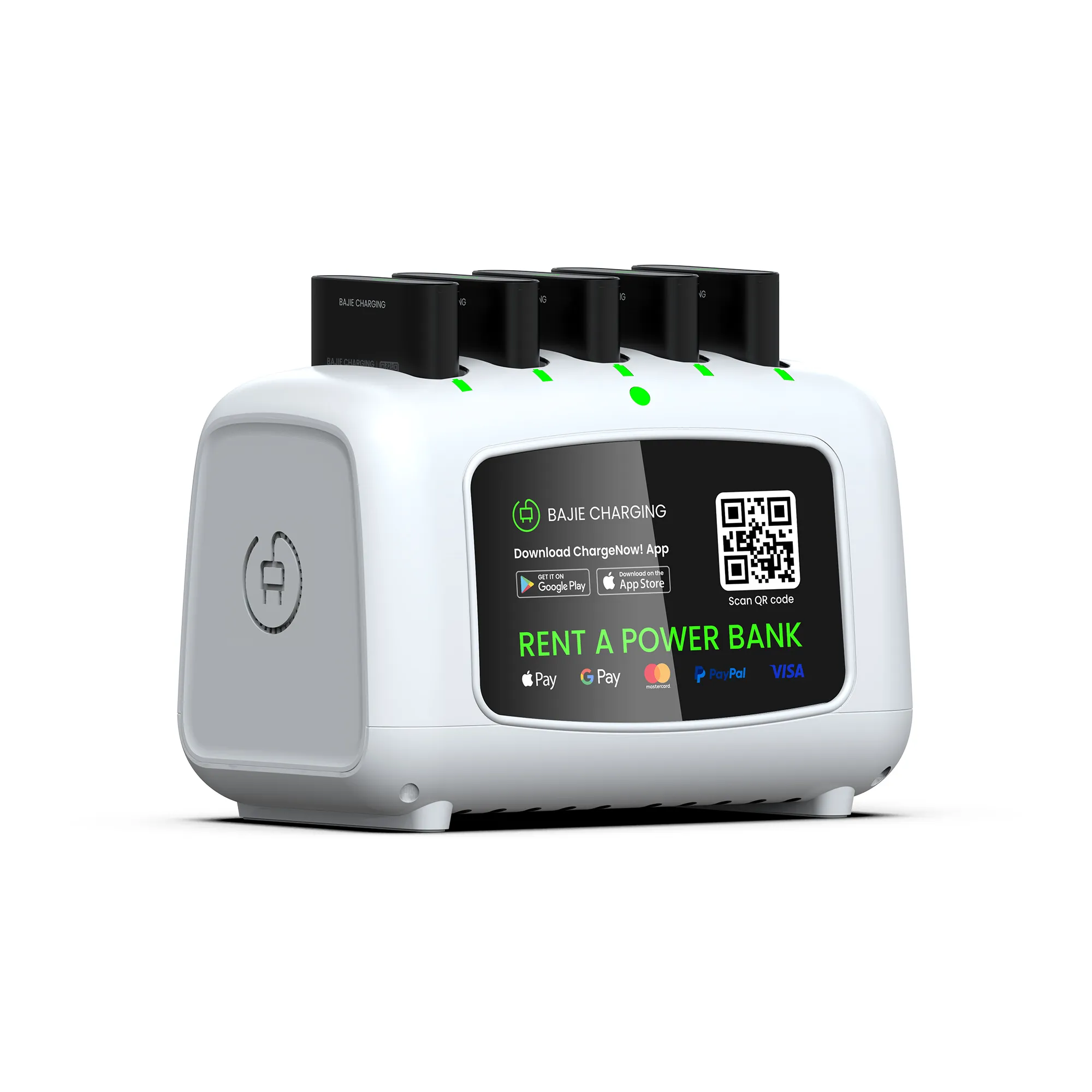 5-Slot Mini Power Bank Rental Station