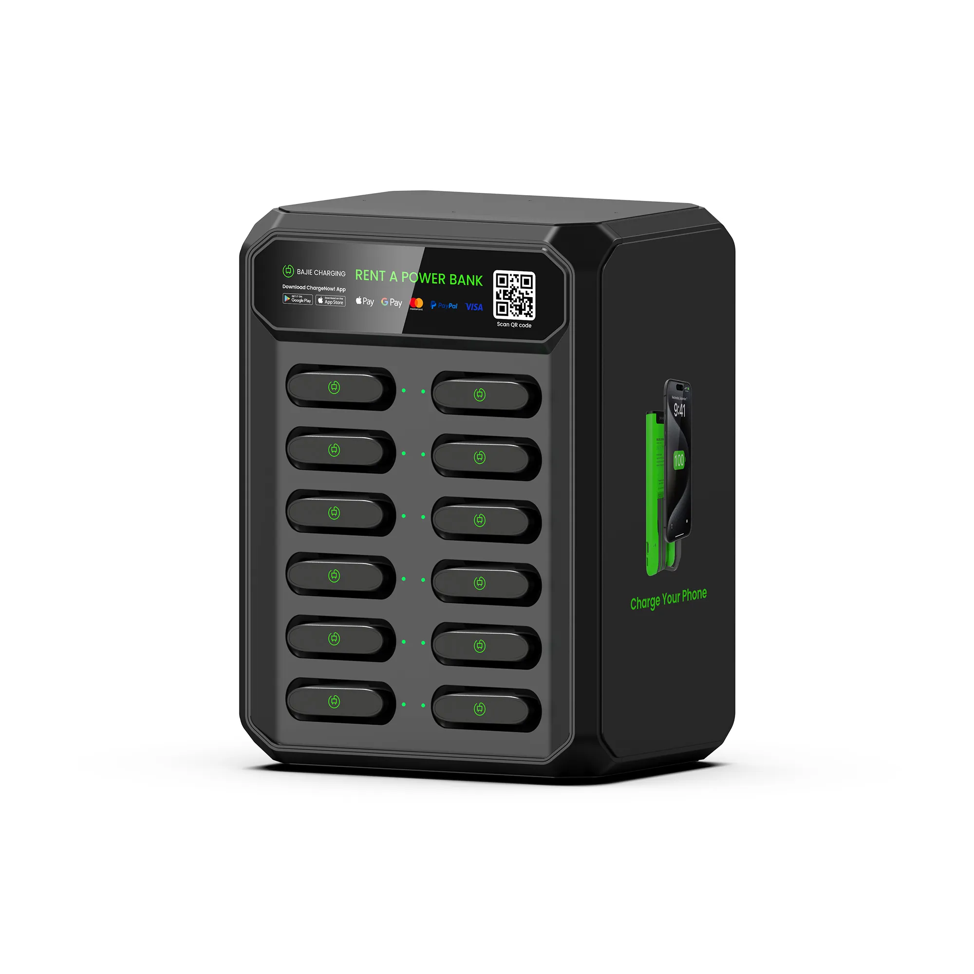 12-Slot Phone Charging Station