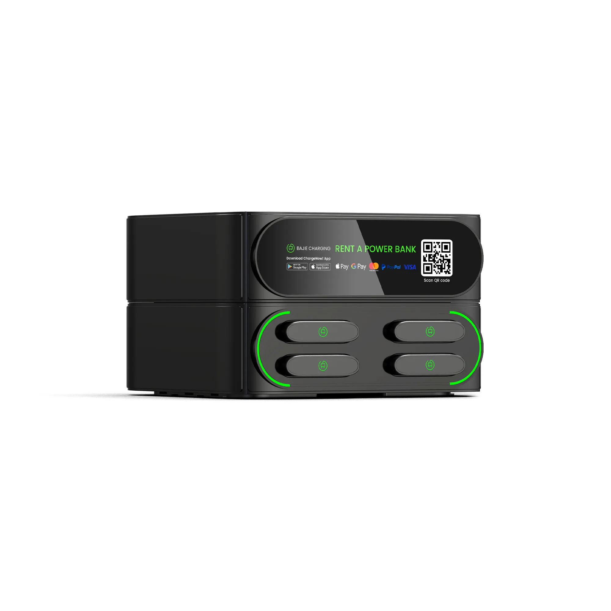 4-Slot Phone Charging Lockers