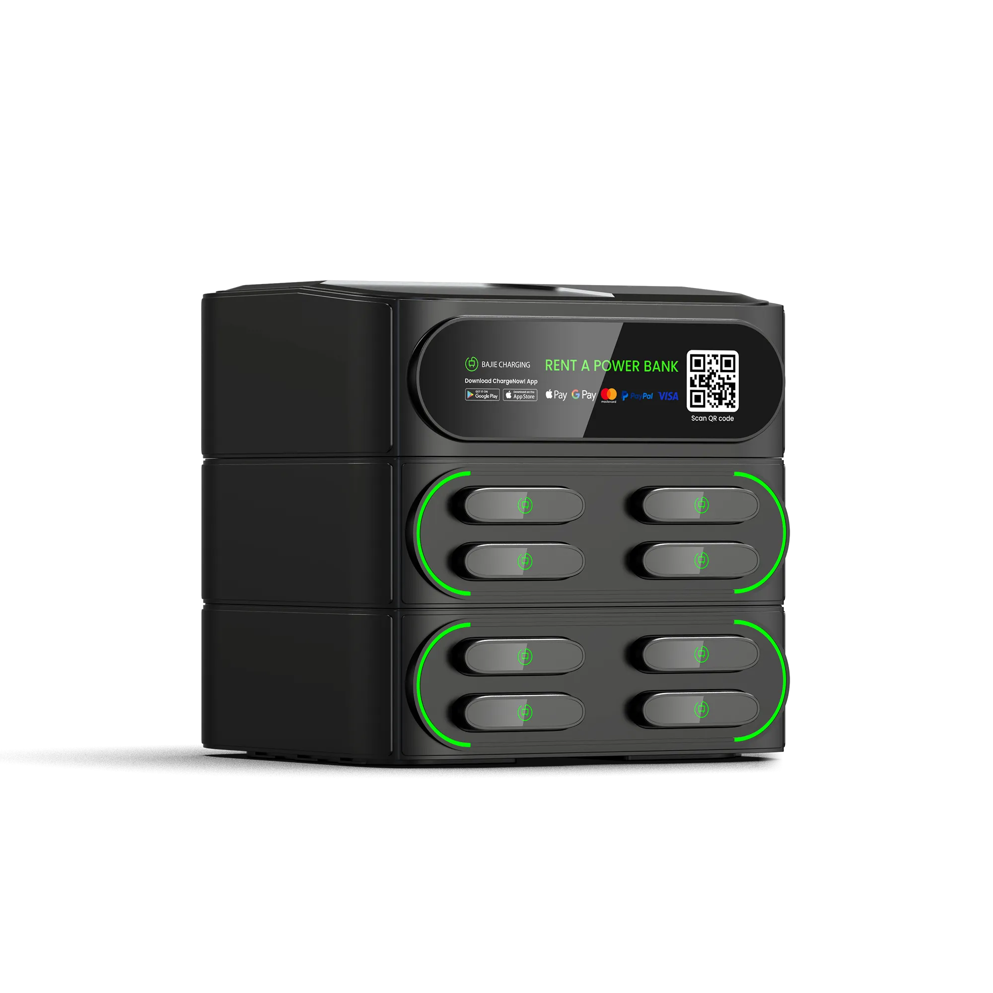 Card-swipe Mobile Phone Charging Station