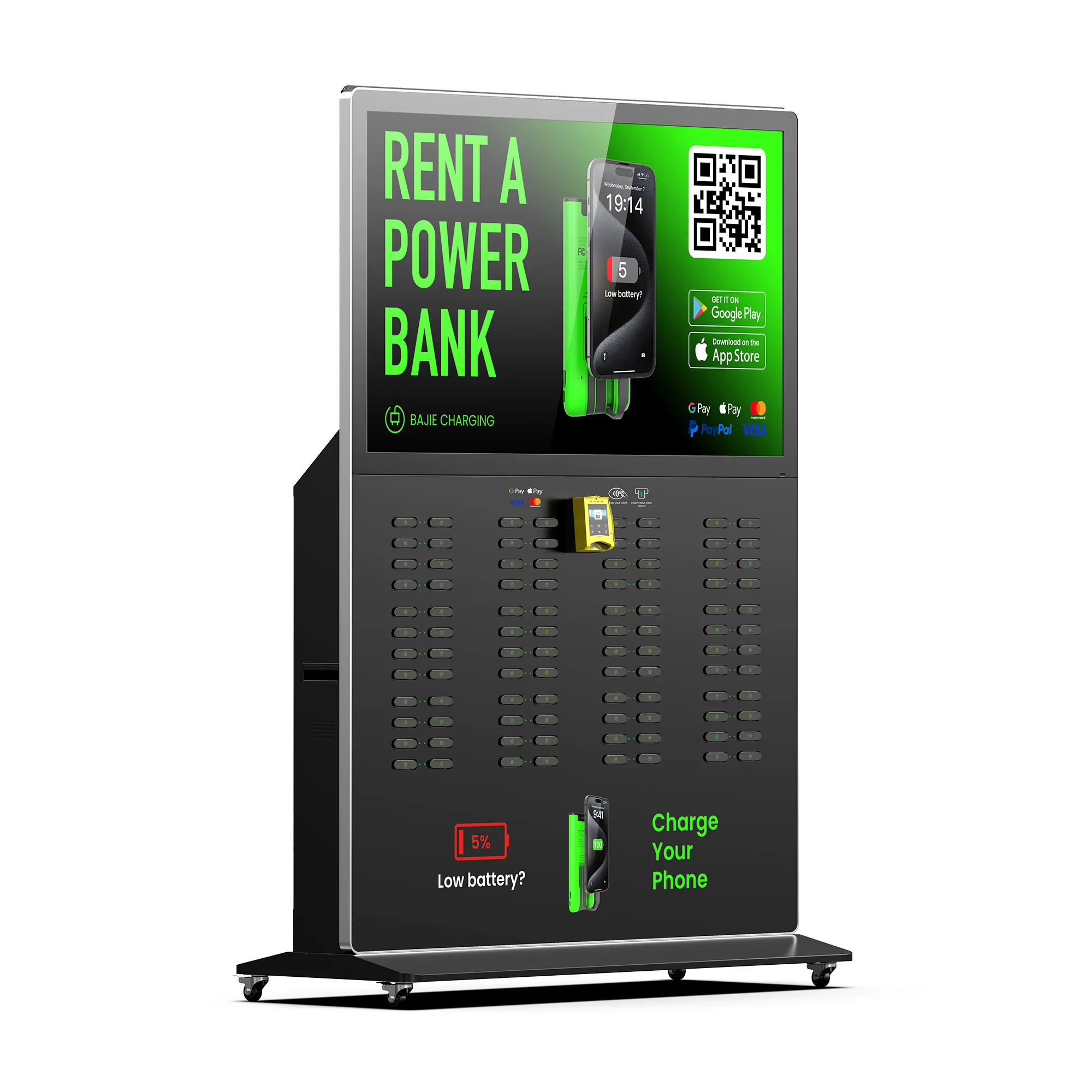 96-Slot ​​Floor-Standing Large Charging Station​​