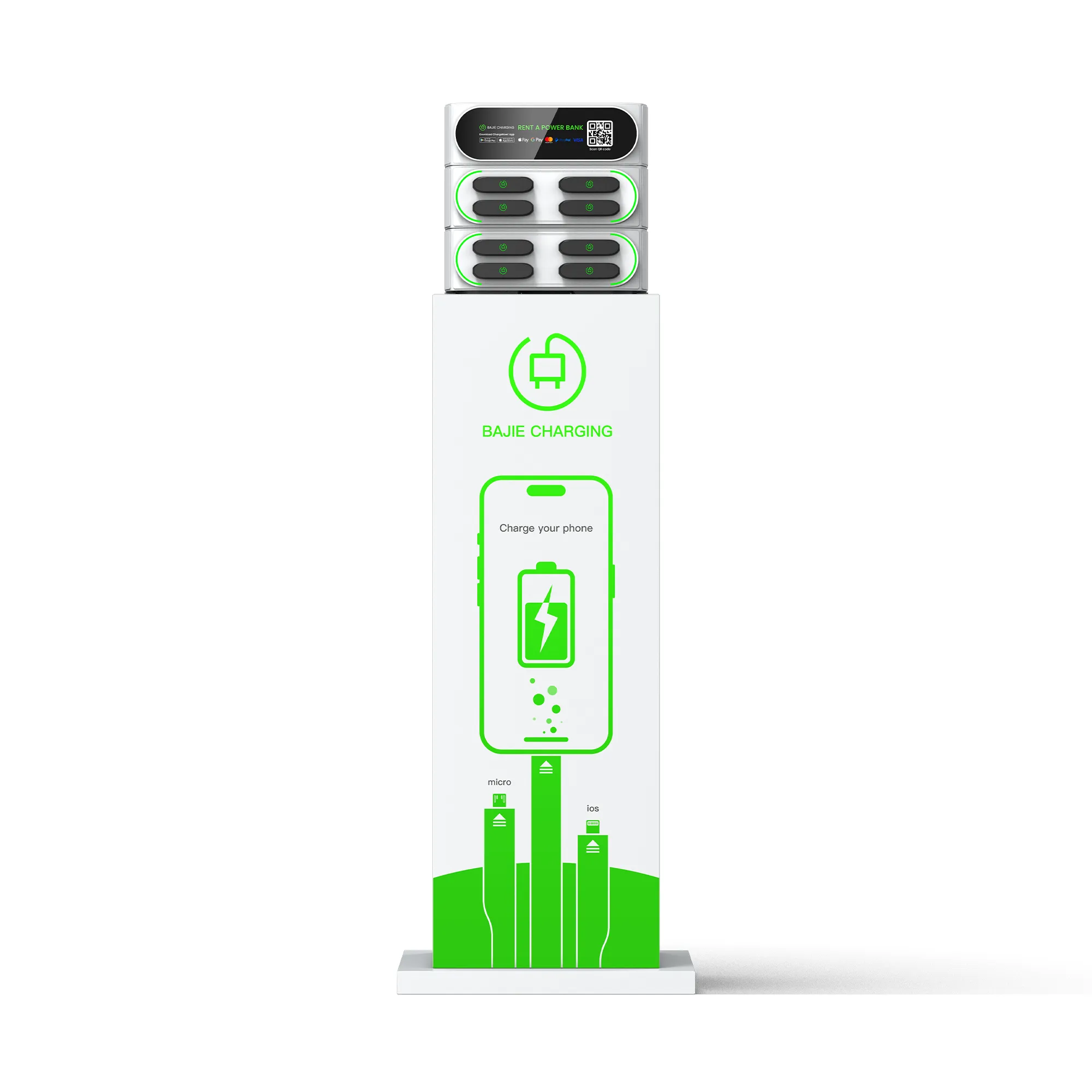 8-Slot Cell Phone Power Bank