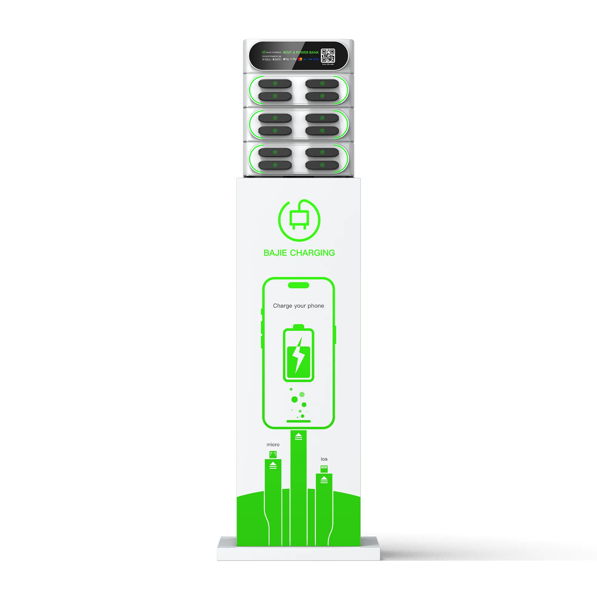 12-Slot Modular Charging Station