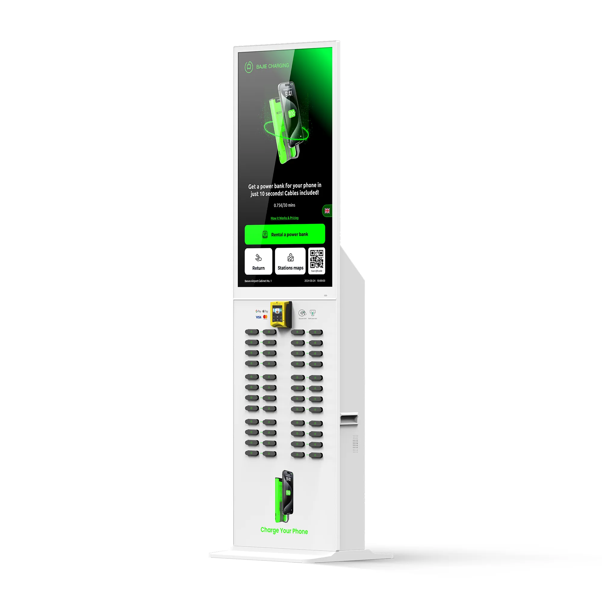 ​​48-Slot Vending Machine Power Bank​​