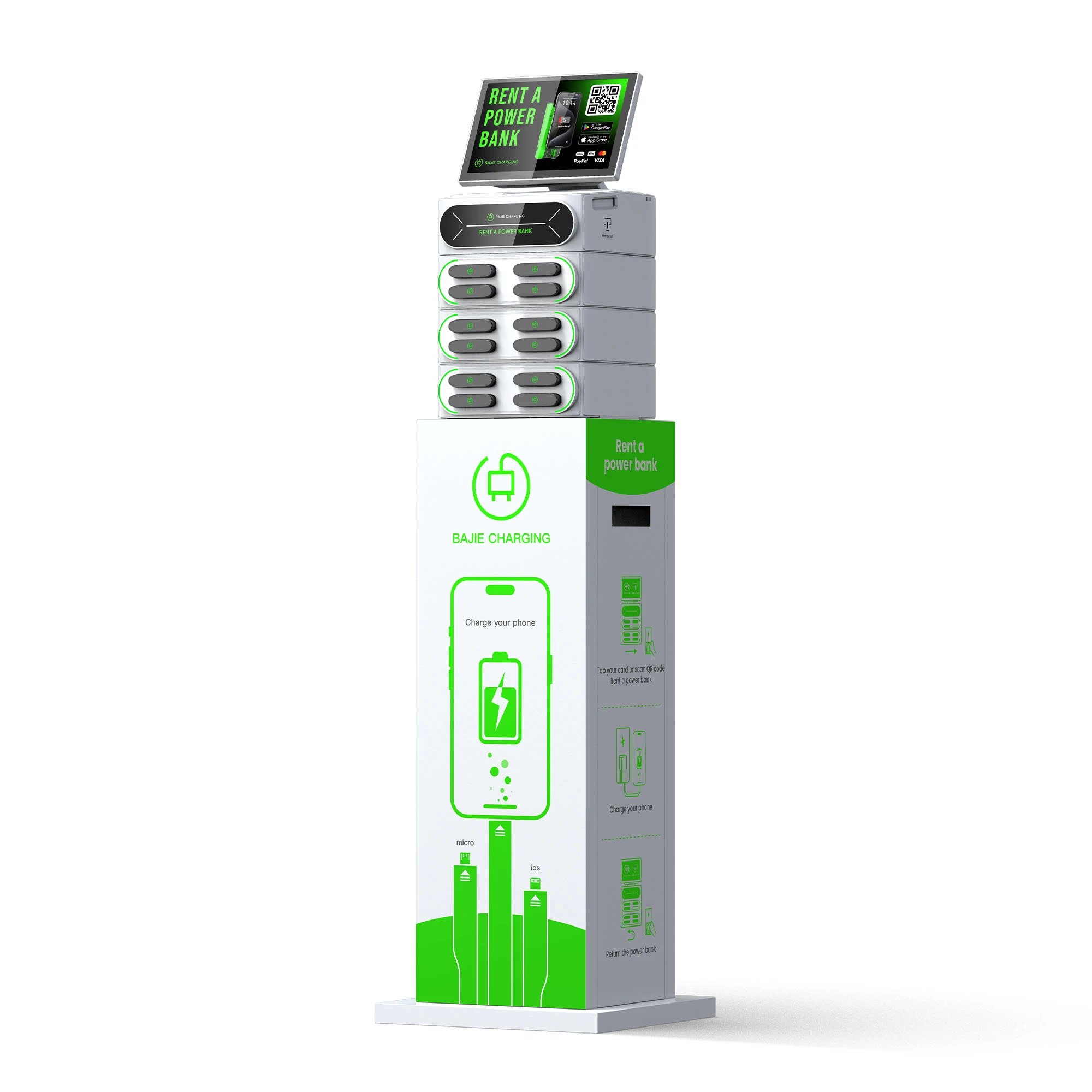 12-Slot Mobile Phone Power Bank