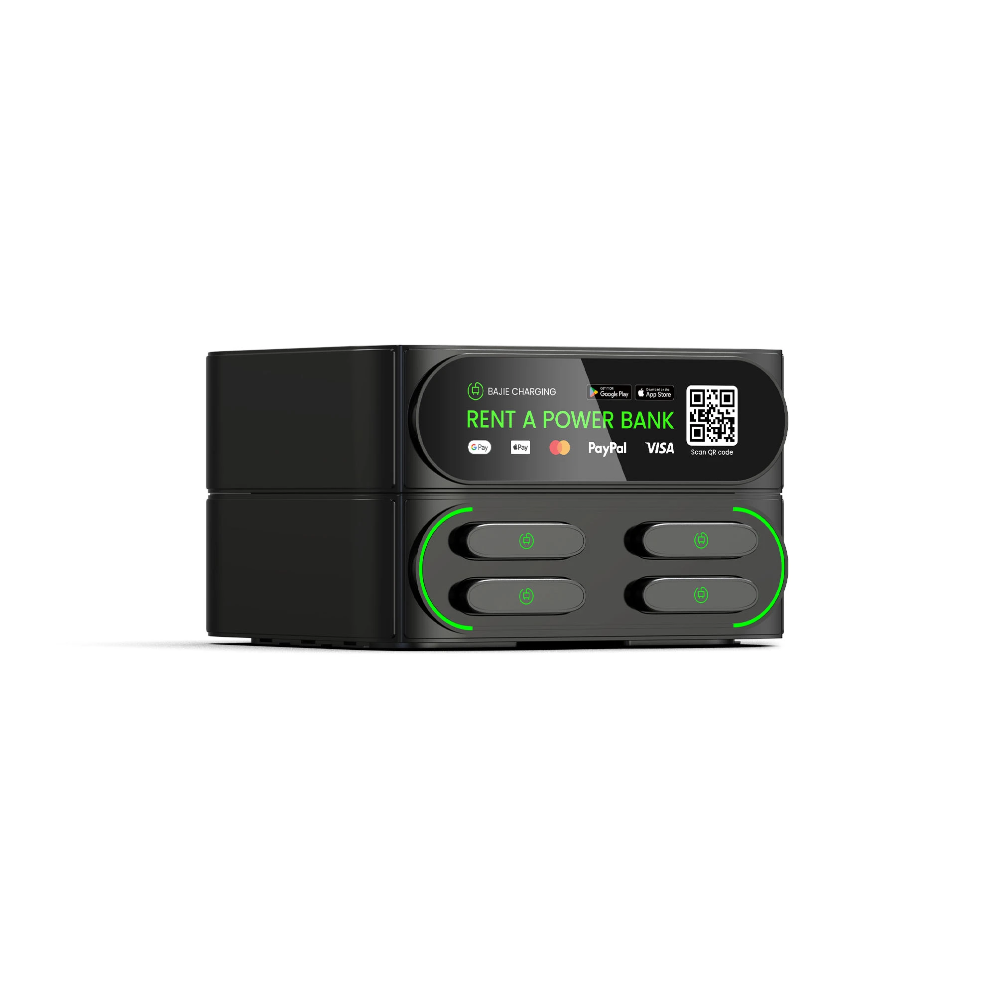 4-Slot Phone Charging Lockers