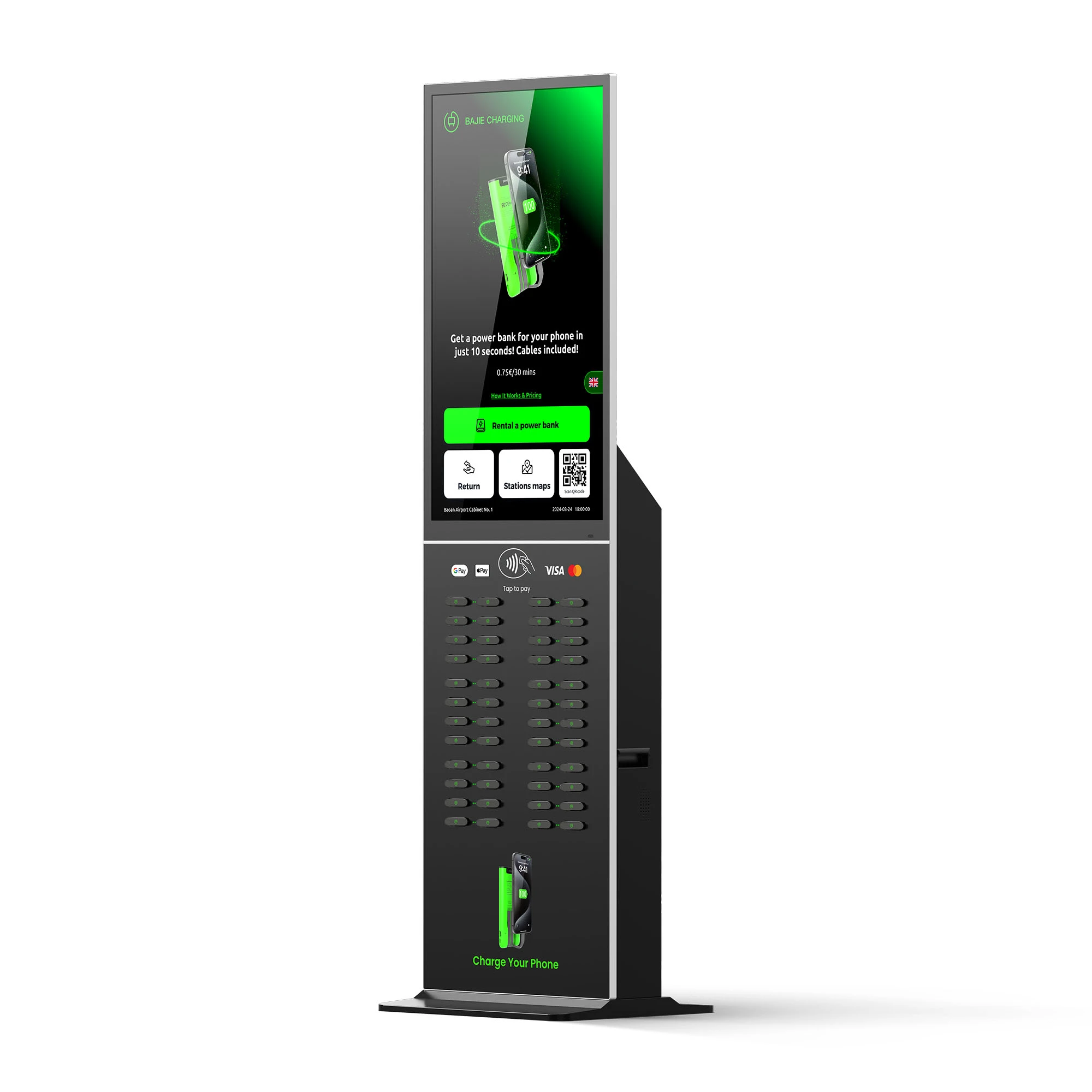 ​​48-Slot Vending Machine Power Bank​​